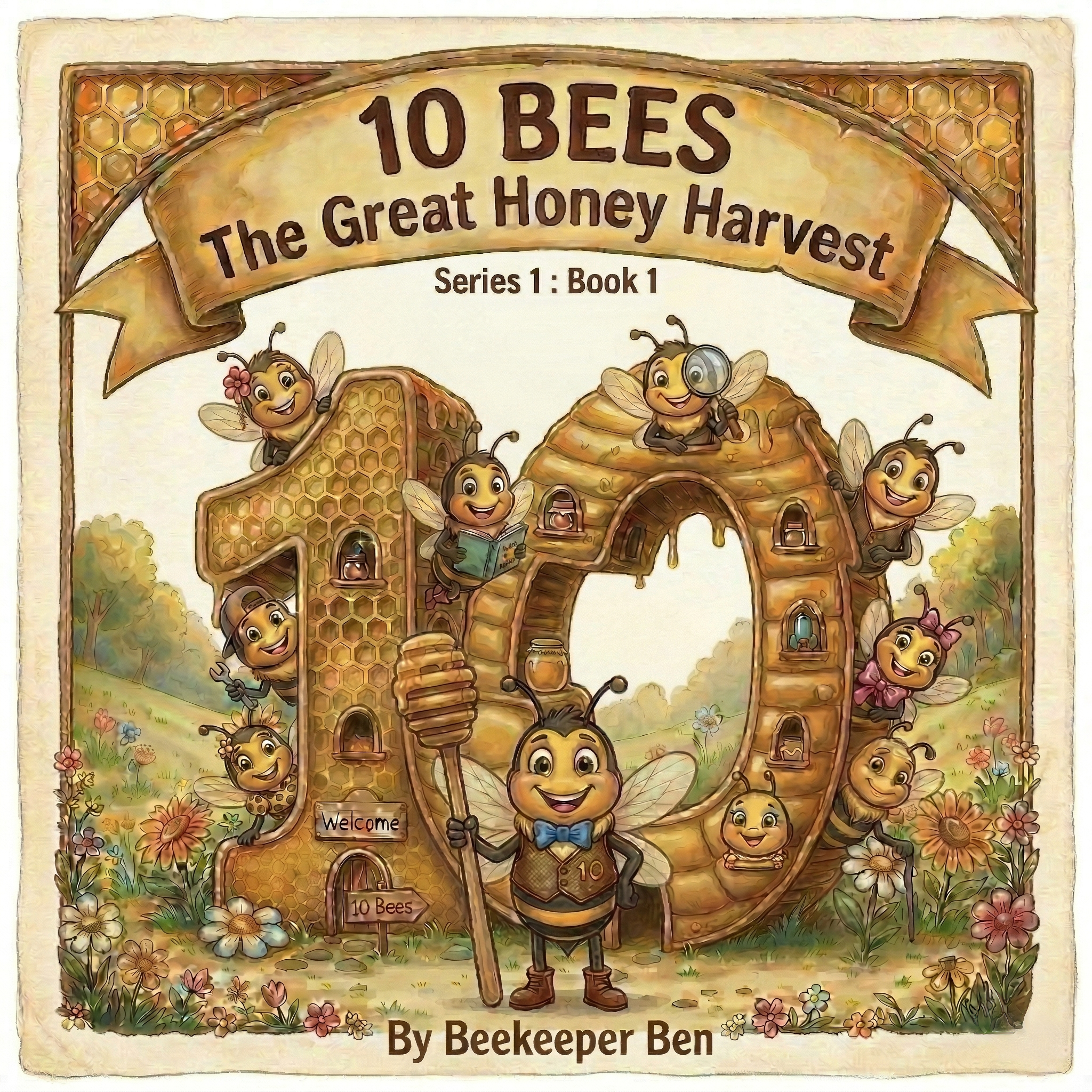 10 Bees Book 1 Cover Art